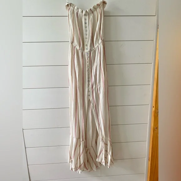 Elan International Strapless Stripe Maxi Cover-Up Dress - Picture 4 of 13